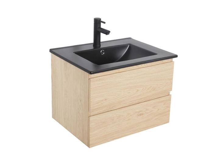 Meuble simple vasque 60cm + vasque