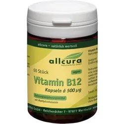 VITAMIN B12 A 500 μg Methylcobalamin Kapseln 60 St