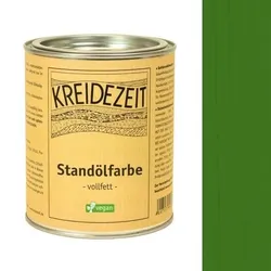 Kreidezeit Standölfarbe vollfett grün - 0,75 l Dose