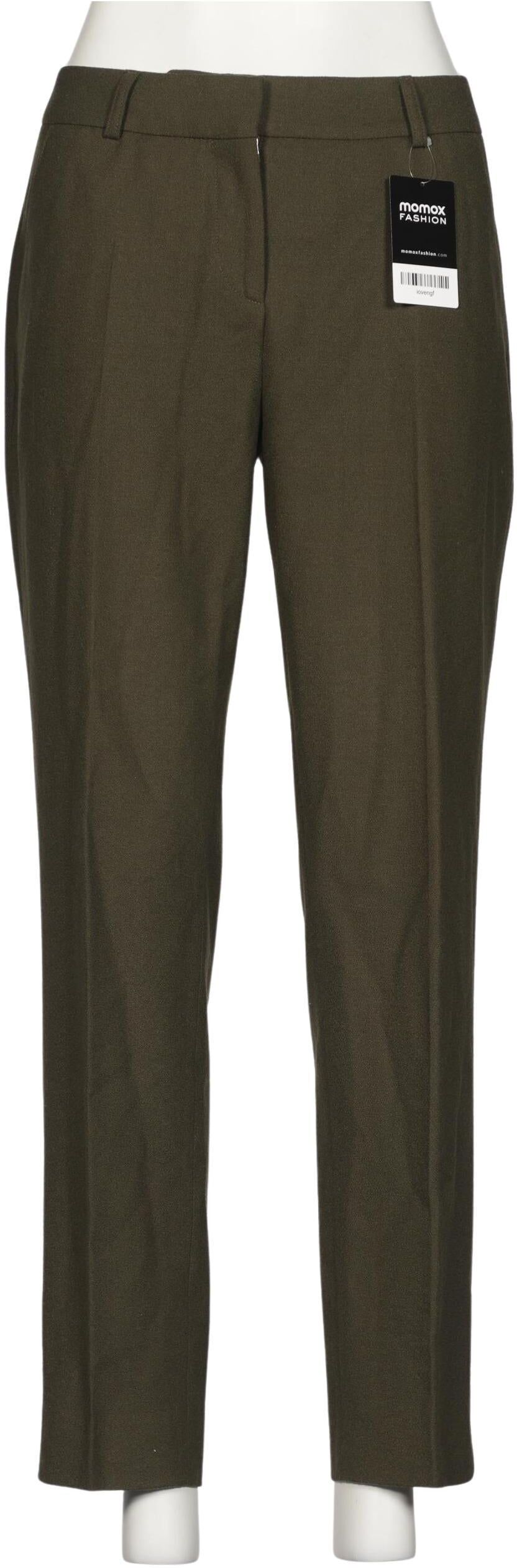 Grüne Erde Damen Stoffhose, Grün, Gr. EU 38, Wolle / Elasthan - Second Hand