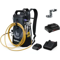 WAGNER SprayPack 18V Kit + 2.0 Ah Bosch AmpShare Akku + FlexTwist Z
