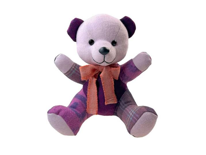 Eagle Products Kuscheltier Eagle Products Patchwork-Bär, 30 x 20 x 30, pink