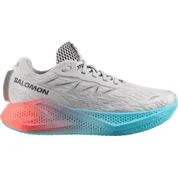 Salomon Damenlaufschuhe Aero Glide 4 Gradient, Gray Violet / Ojos Del Salar / Black - hellgrau/orange / 39 1/3