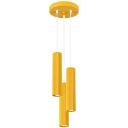 Sollux SL.2340 Pendelleuchte KARBON 3P gelb