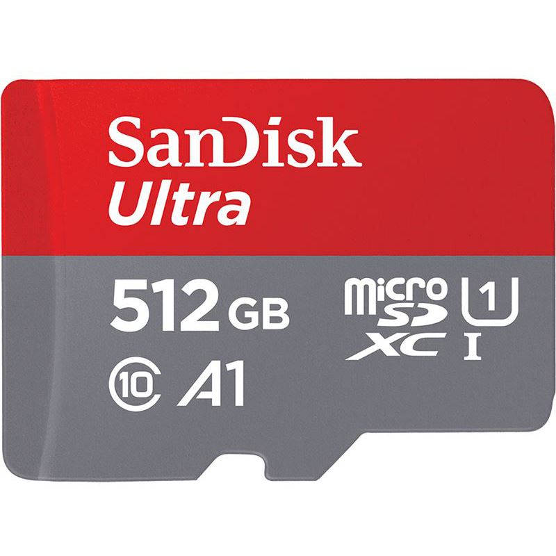 512GB SanDisk MicroSDXC Ultra 150MB C10 U1 A1 wA