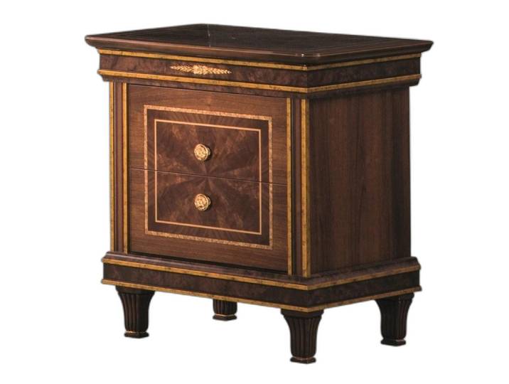 Xlmoebel Nachttisch Arredoclassic Design Kommode aus hochwertigem Holz in modernem Stil (Nachttisch), Hergestellt in Europa