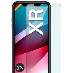 moex Klares Panzerglas für iPhone XR – passgenaue 9H Schutzfolie für zuverlässigen Displayschutz – ShockProtect Klar