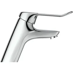 Ideal Standard Ceramix Blue Einhebel-Waschtischarmatur, mit Bügelgriff, ohne Ablaufgarnitur, mit CU-Rohren, chrom, A5825AA