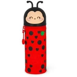 Legami 2 in 1 Silicone Federmäppchen Ladybug - Marienkäfer
