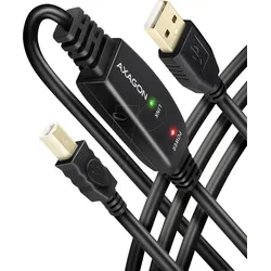 AXG ADR-215B - Aktives USB 2.0-Kabel, A-Stecker > B-Stecker, 15 m