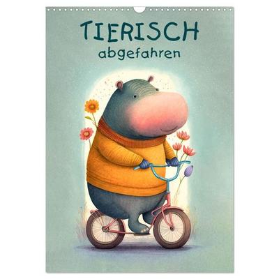 Tierisch abgefahren (Wandkalender 2026 DIN A3 hoch), CALVENDO Monatskalender