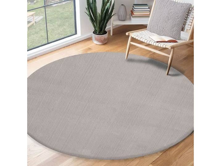 Tapis Rond Moderne - The Carpet - LOFT - 160x160 cm - Lavable - Antidérapant
