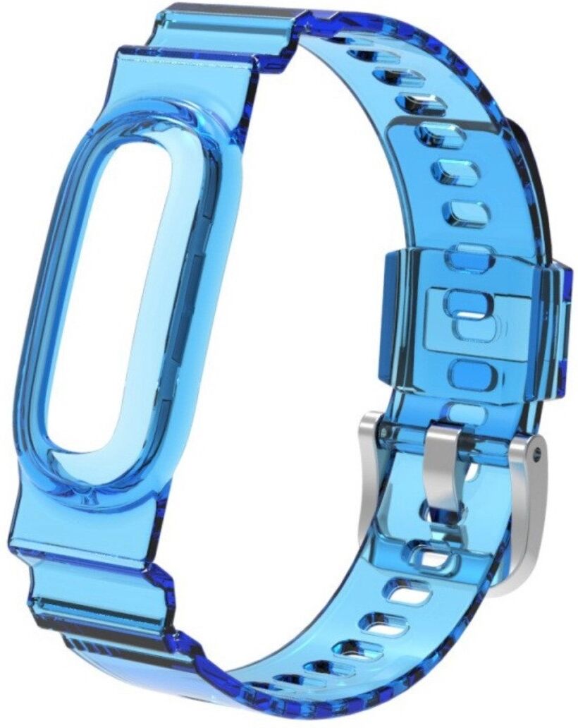 INF TPU Ersatzarmband kompatibel mit Fitbit Air – Komfortabel, wasserdicht, atmungsaktiv, 26cm x 2cm, mehrere Farben Blau