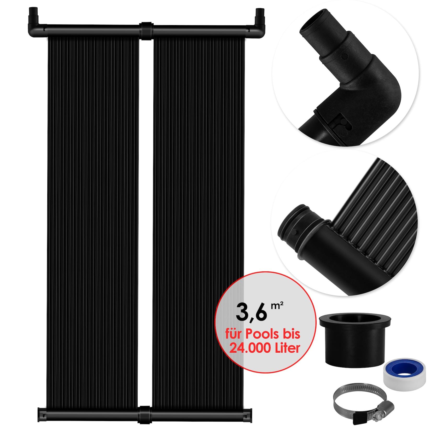 KESSER® Solarkollektor Poolheizung cm, Warmwasser Heizung Solarheizung für Pools l Beliebig erweiterbar l UV-beständiger Kunststoff