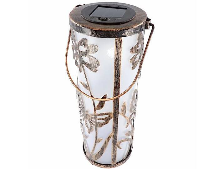 EZ-Solar LED Solar decoratieve lamp warm wit (cilinder)