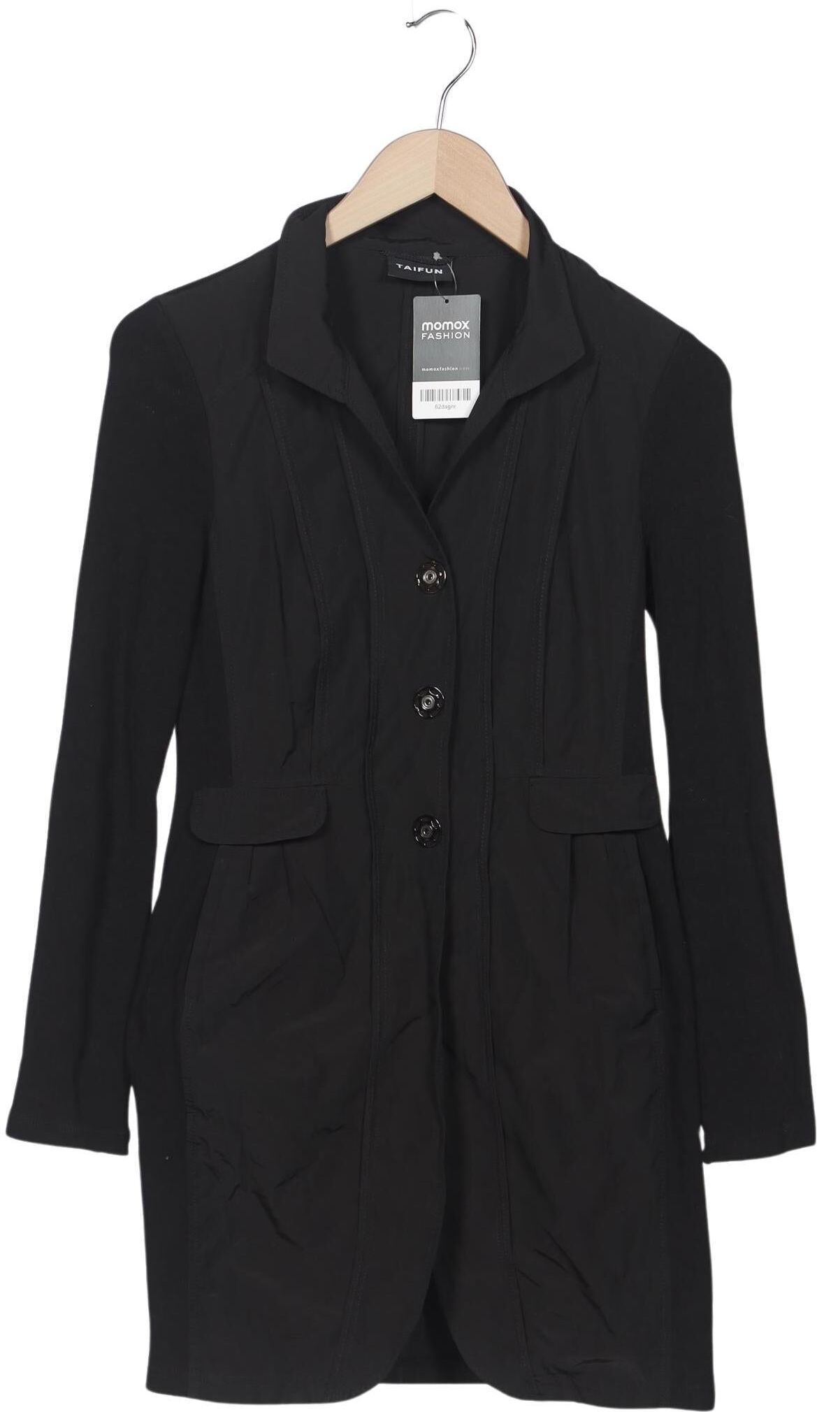 Taifun Damen Mantel, Schwarz, Gr. S, kein / Etikett - Second Hand