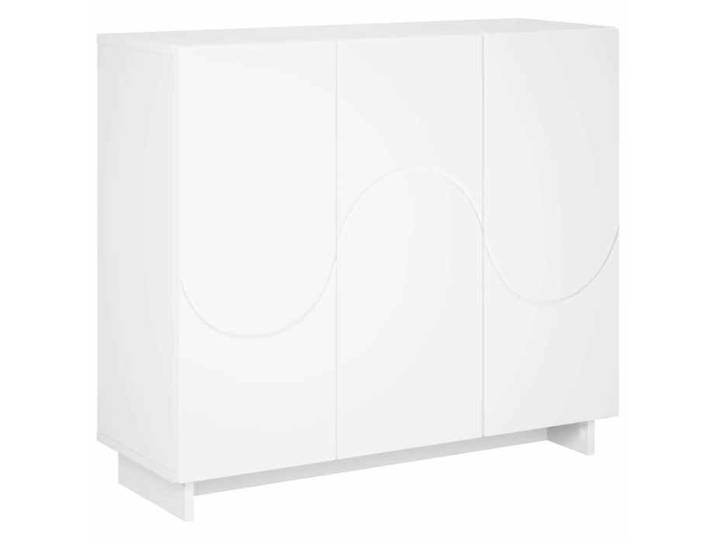 Elégance - Chic Meuble rangement - Buffet salon-séjour - Blanc - 85 5x31x75cm - Bois d'ingénierie_0224670