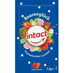 Intact Traubenzucker Lutscher Beerenglück 75 G