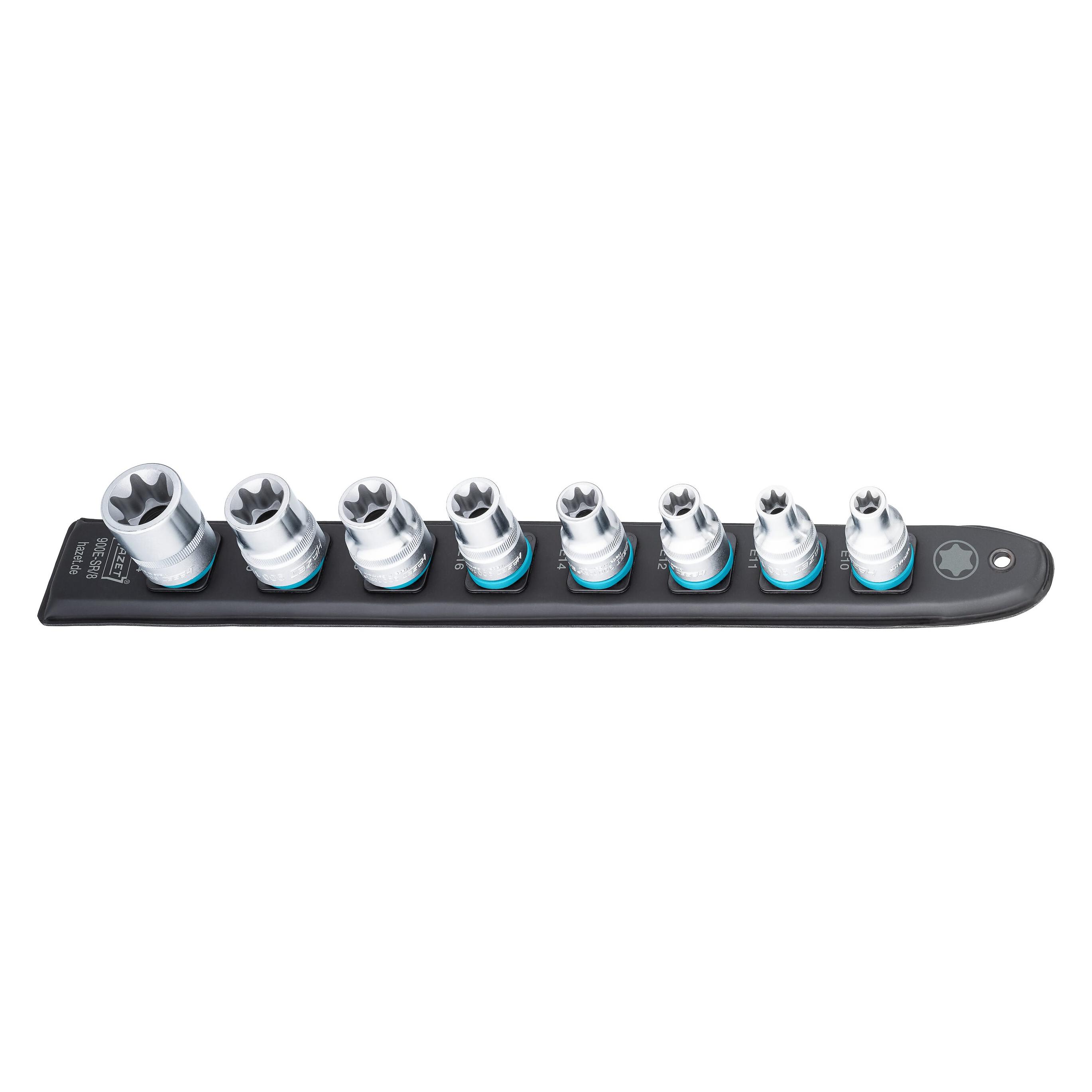Hazet SmartRail Flexible Kunststoff-Steckleiste 900E-SR/8 Vierkant12,5 mm (1/2 Zoll) Aussen TO... (900E-SR/8)