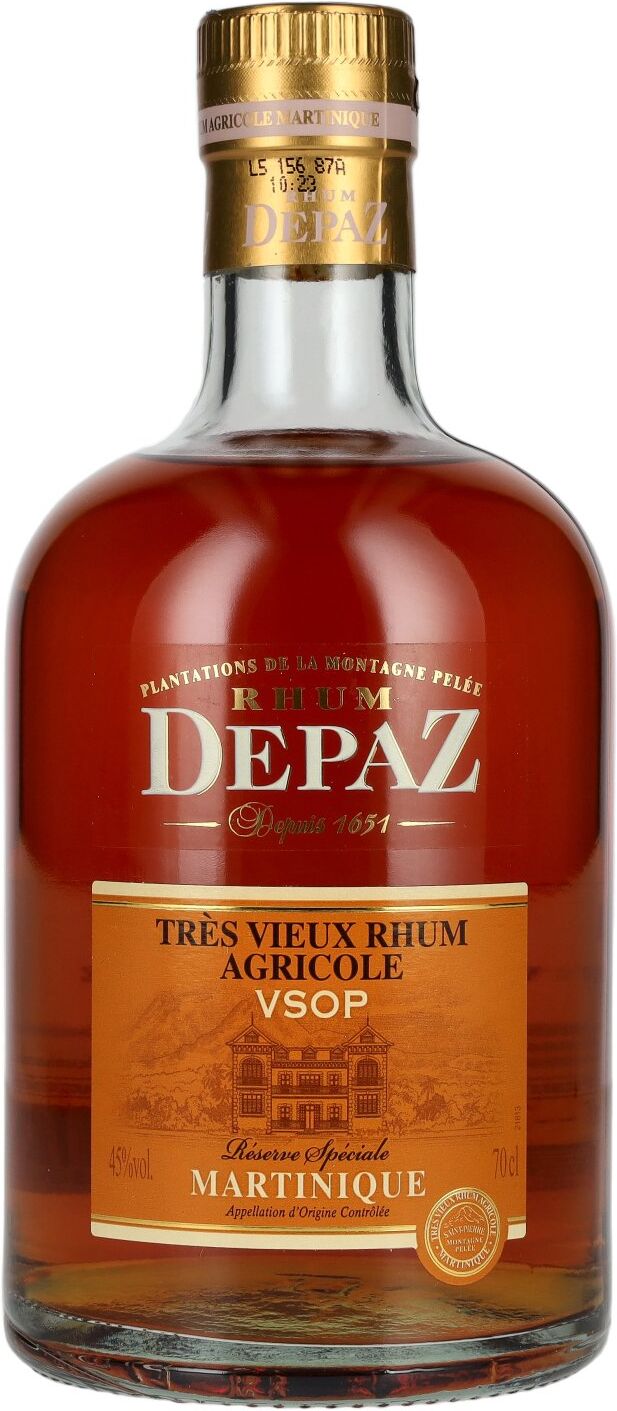 Depaz Rhum Très Agricole Vieux VSOP 45% Vol. 0,7l