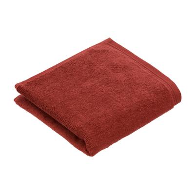 Handtücher VOSSEN "Detox Time", rot (raw sugar), B:50cm L:100cm, Waffelpiqué, Baumwolle, Handtücher, Waffelpiqué Bordüren