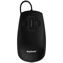 KeySonic Raidsonic KSM-5030M auf den Markt gebracht (Kabelgebunden), Maus, Weiss