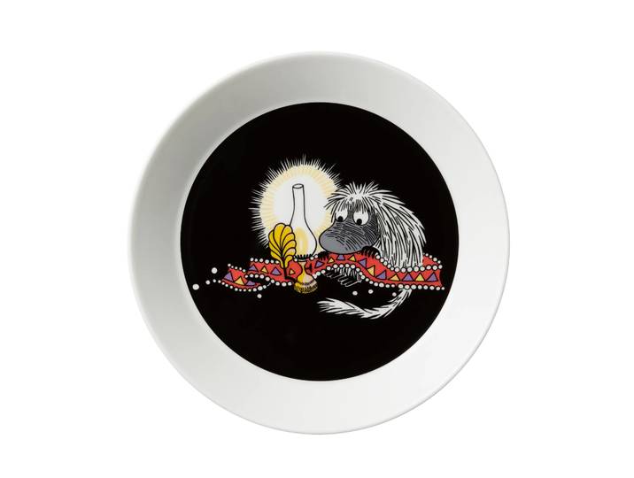 Moomin Arabia Assiette Förfadern Noir