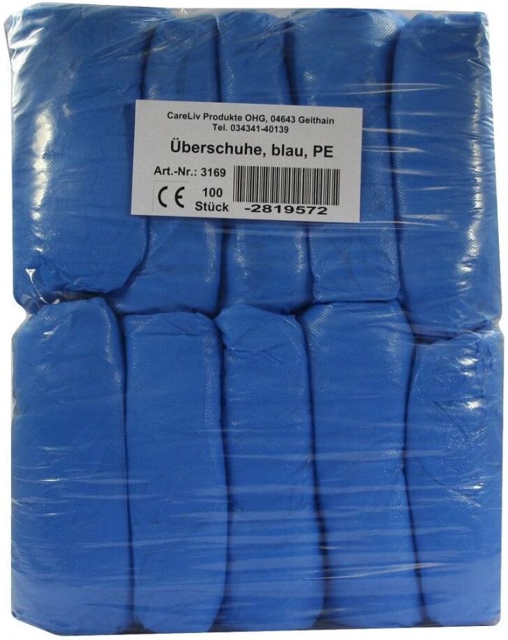 Careliv Produkte überschuhe Einmal Kunststoff blau