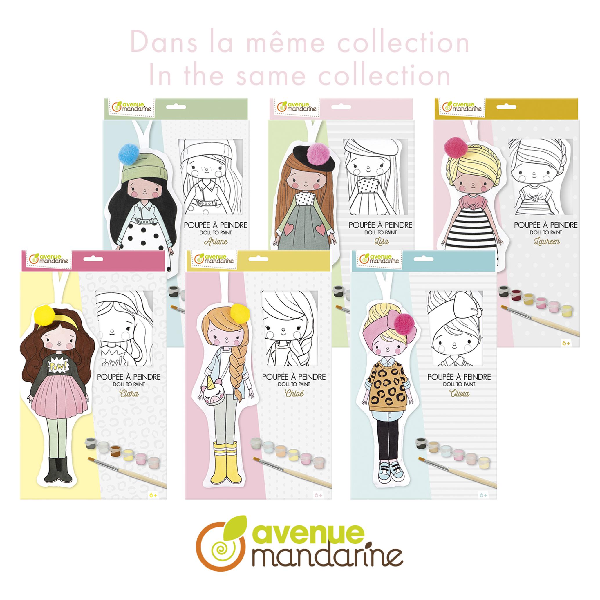 My Mandarine Puppen zum Bemalen (PP043C)