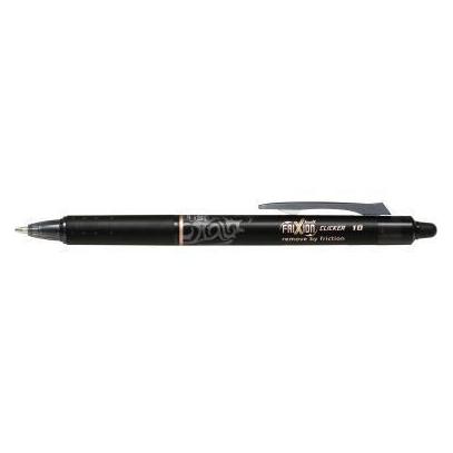 Pilot Tintenroller FriXion Clicker 0,5mm schwarz Rundspitze nicht dokumentenecht (1x) (2271001)