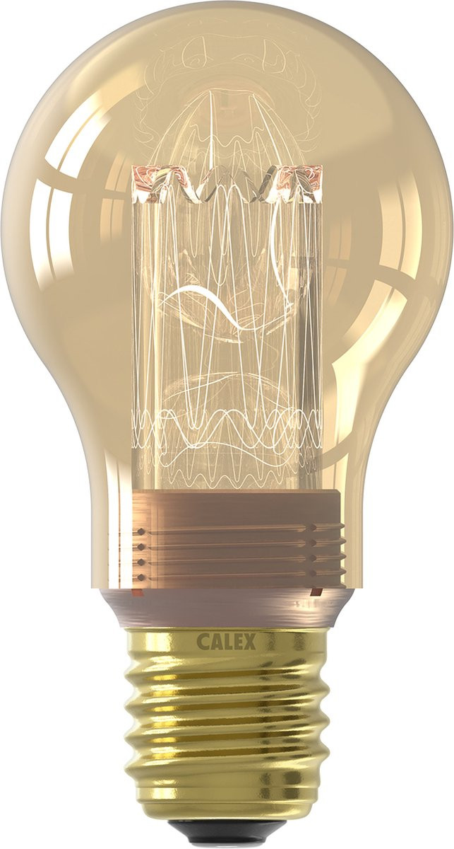 Calex Crown Series LED Lamp - E27 - A60 - Goud - 3.5W - Dimbaar