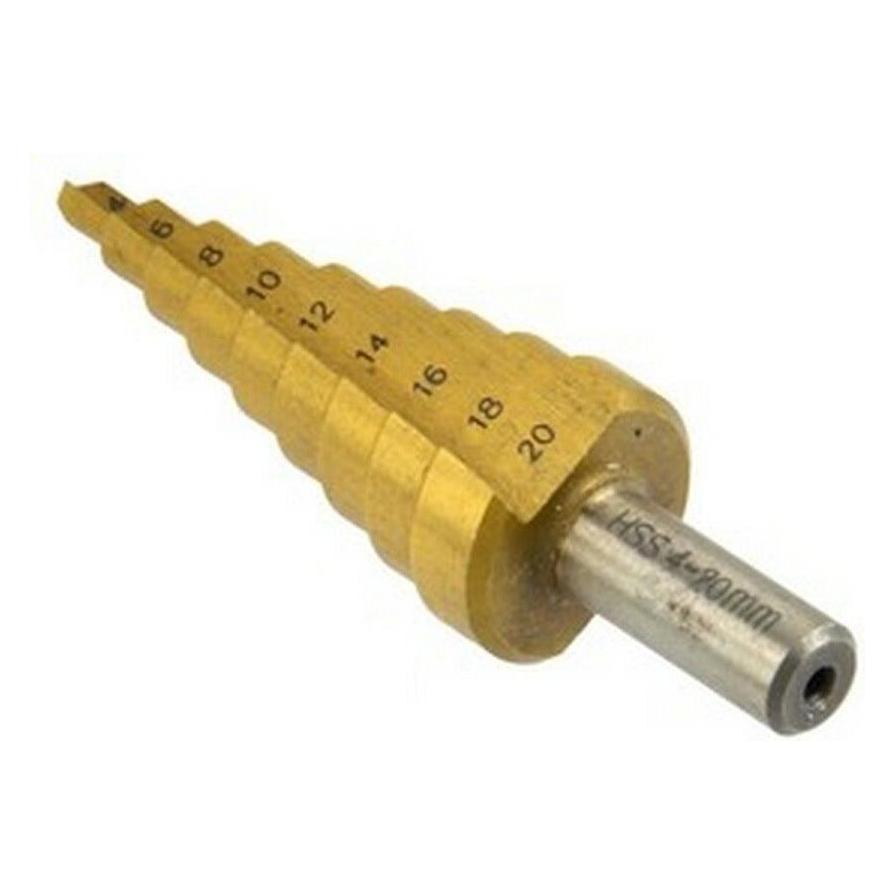 GEKO Stufenbohrer 4-20mm (4 Millimeter, bis 20 Millimeter) (G38505)
