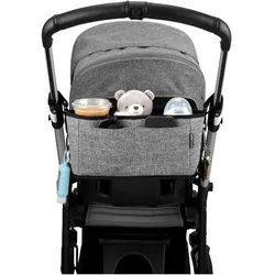 Skiphop, Kinderwagen Zubehör, Kinderwagen-Organizer Ultra grau mélange