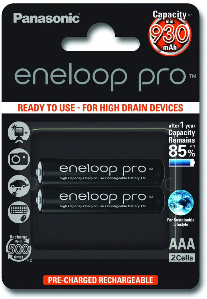 Panasonic eneloop Pro Micro AAA 930mAh 2pcs