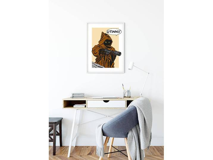 Wandbild Comic Quote Java Fotopapier mit seidenmatter Oberfläche und hoher Lichtbeständigkeit Multicolor 50 x 70cm