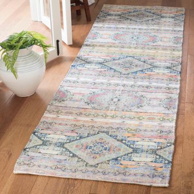 SAFAVIEH Handmade Saffron Agnete Modern Tribal Cotton Rug