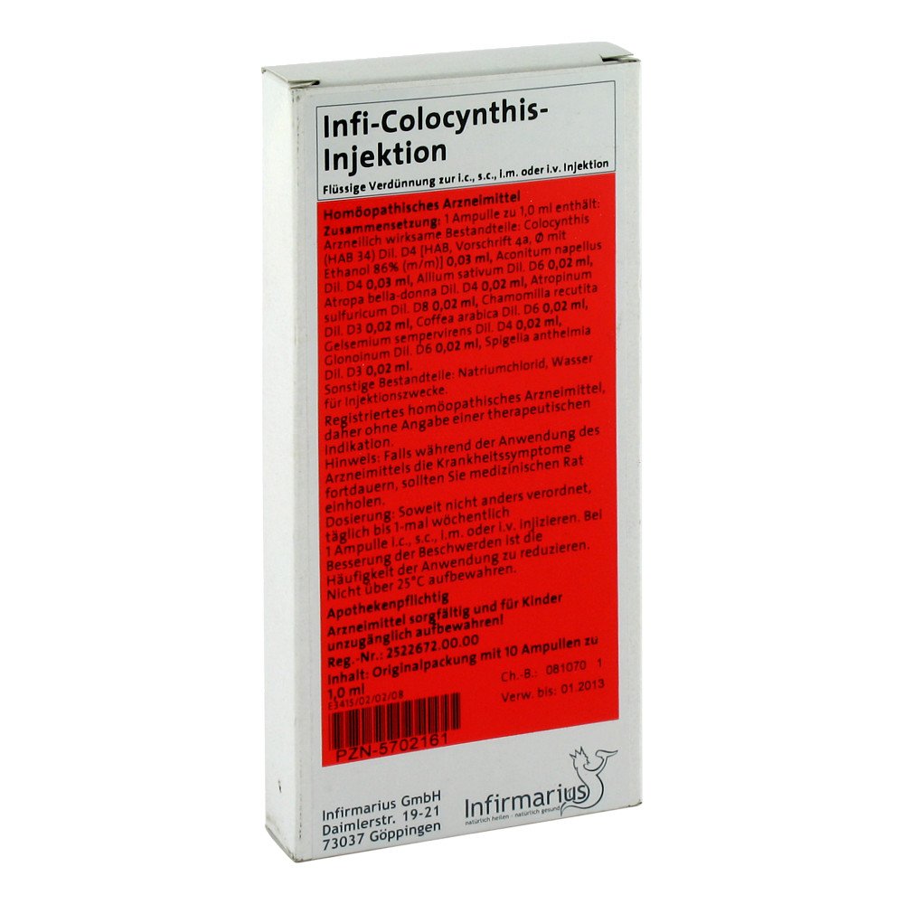 Infirmarius GmbH Infi Colocynthis Injektion 05702161