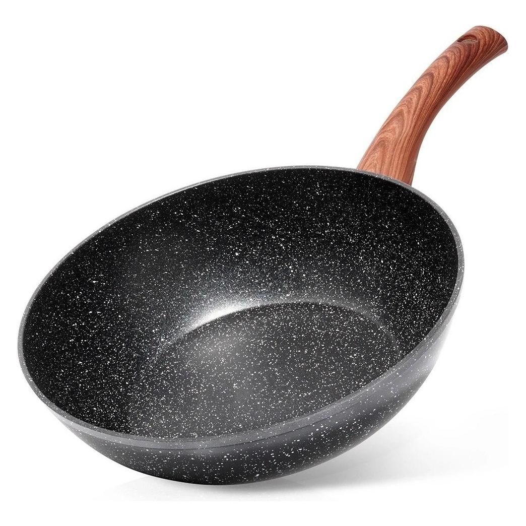 Vilde GŁĘBOKA PATELNIA GRANITOWA WOK 28cm 199079 (5904316492069)
