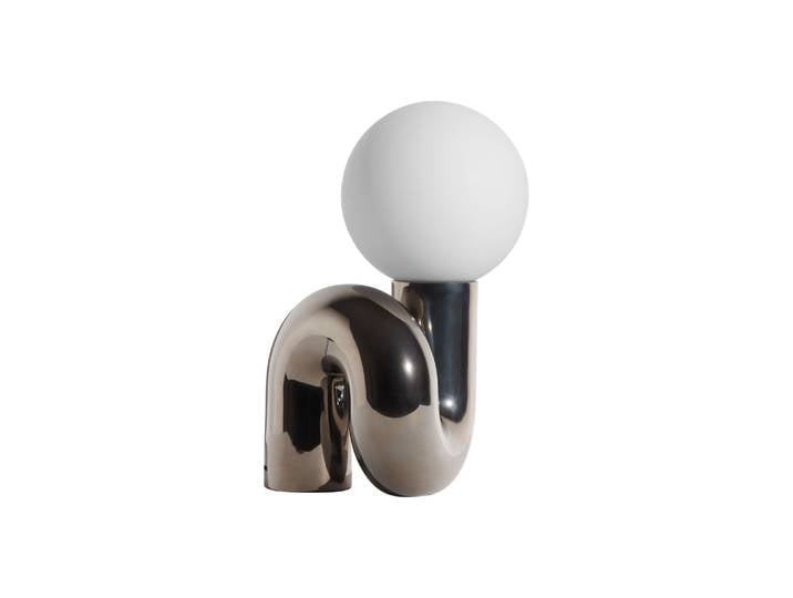 Petite Friture - Lampe de table Neotenic - Argent - Céramique émaillée - Designer Jumbo