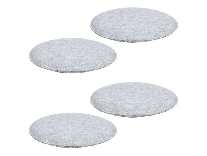 SITZKISSEN LESLIE 4er-Set grau