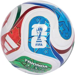 adidas World Cup League 350g Leicht-Fußball Kinder JD8167 - white/team royal blue/solar blue/power red 5