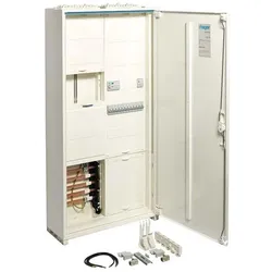 Hager, Verteilerschrank Zubehör, Komplettschrank universZ xx205mm SchutzklasseII IP44 rh/APZ 2feld