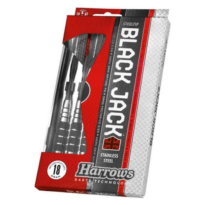 Harrows Darts Steeltip Black JACK 3x24gK (5017626009183)