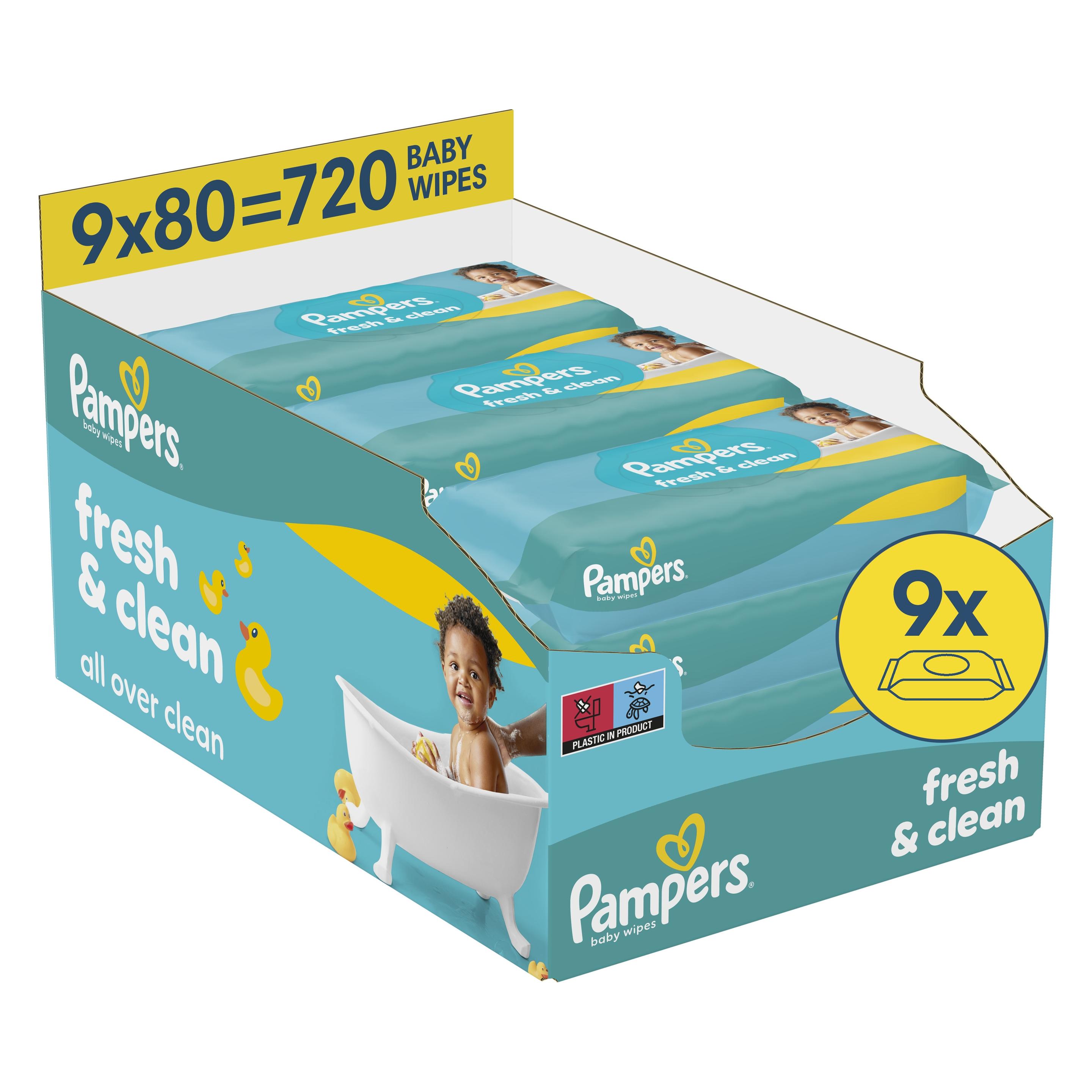 Pampers Fresh Clean (9 x 80 Stk.) (66528759)