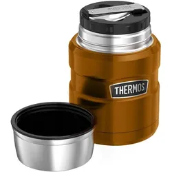 Thermos Style - Lebensmittelthermoskanne, Thermoskanne, Schwarz, Silber
