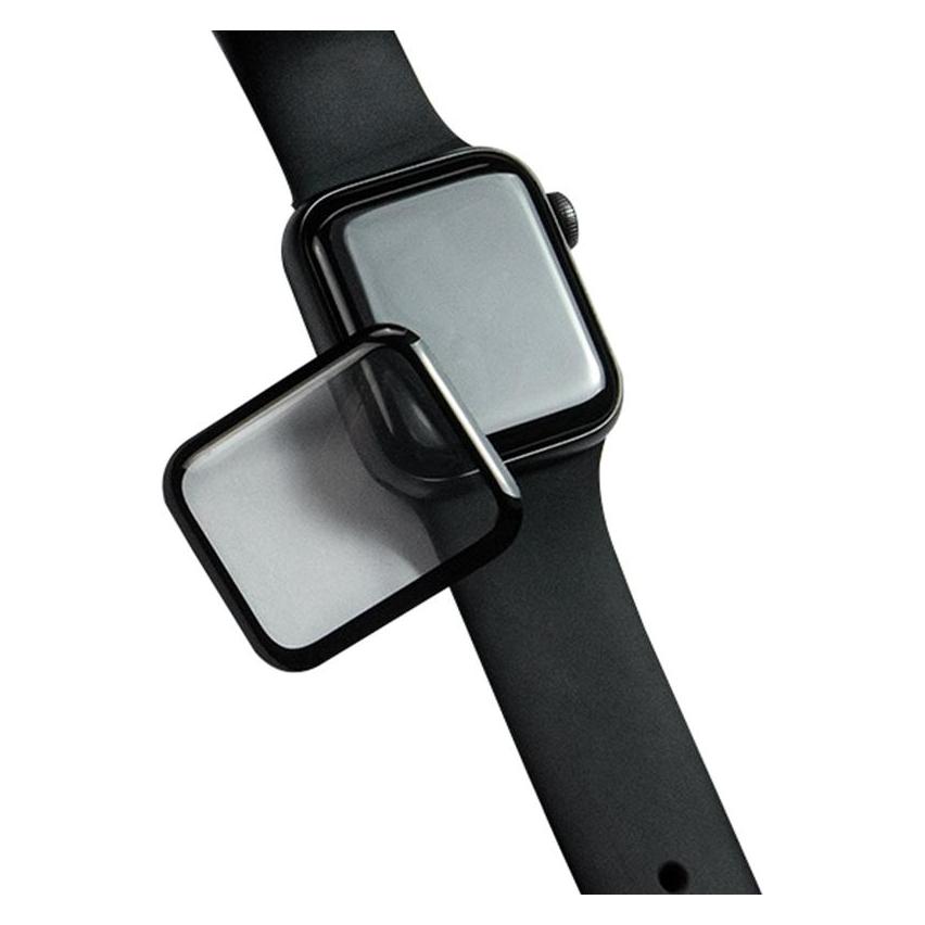 Wave 3D PMMA -näytÃ¶nsuoja, Apple Watch, musta (WAVE-PMMA-AW-45-BK)