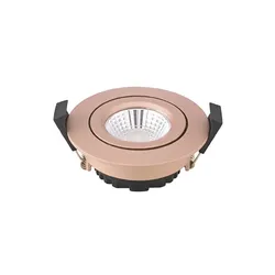 Sigor Einbauleuchte 68 Diled 6W 380lm 3000K Champagner 36° dimmbar