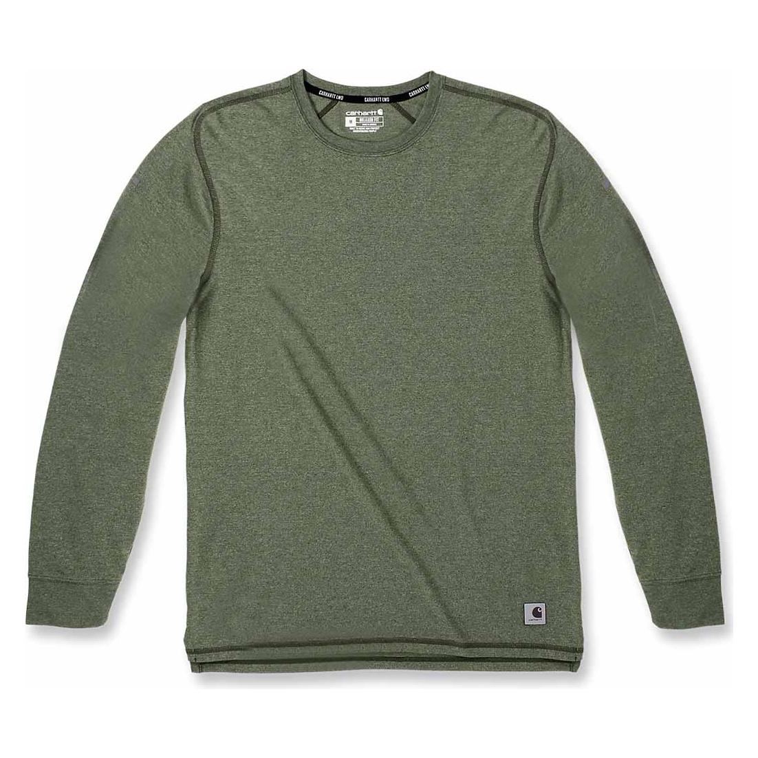 Carhartt Koszulka LWD LongSleeve CHIVE HEATHER (M) (.105846.GD4.S005)