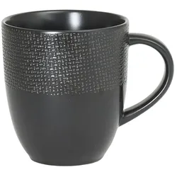 TABLE PASSION Tasse Vesuvio schwarz 30 cl x6 - Table Passion Rond Grès