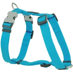Red Dingo Hundegeschirr weich 37-61 cm türkis (Hund, Spazieren), Halsband + Leine